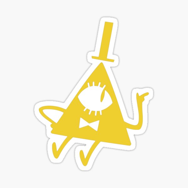 Flat Color Bill Cipher Sticker