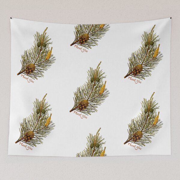 Item preview, Thank You Pine Tree Branch designed and sold by EvePenman.