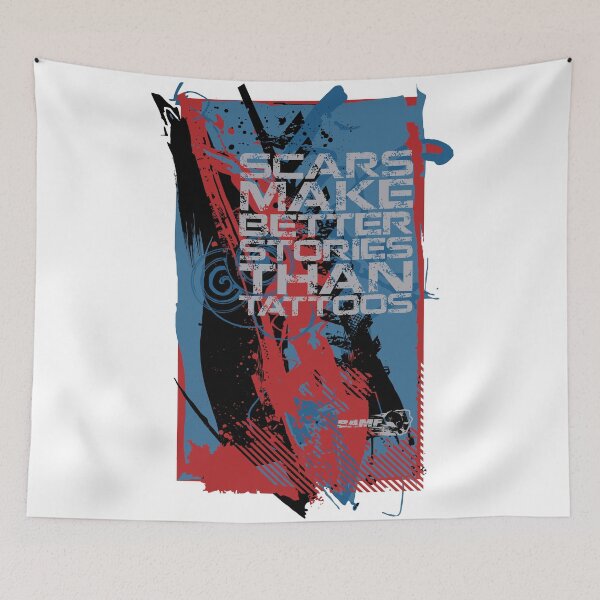 Item preview, Scars make better stories than tattoos. designed and sold by Hercules Smith.