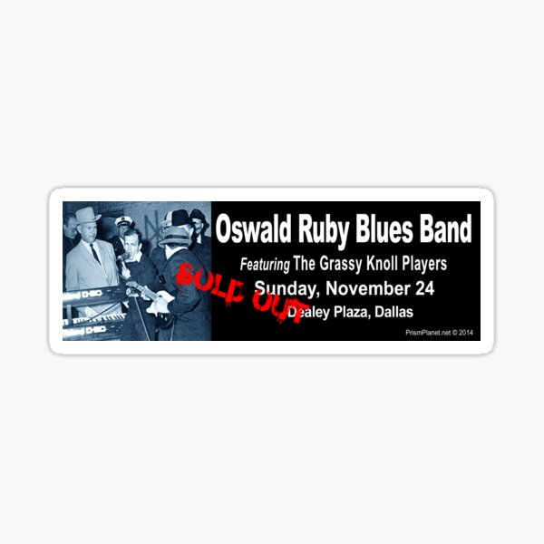Oswald Ruby Blues Band Sticker
