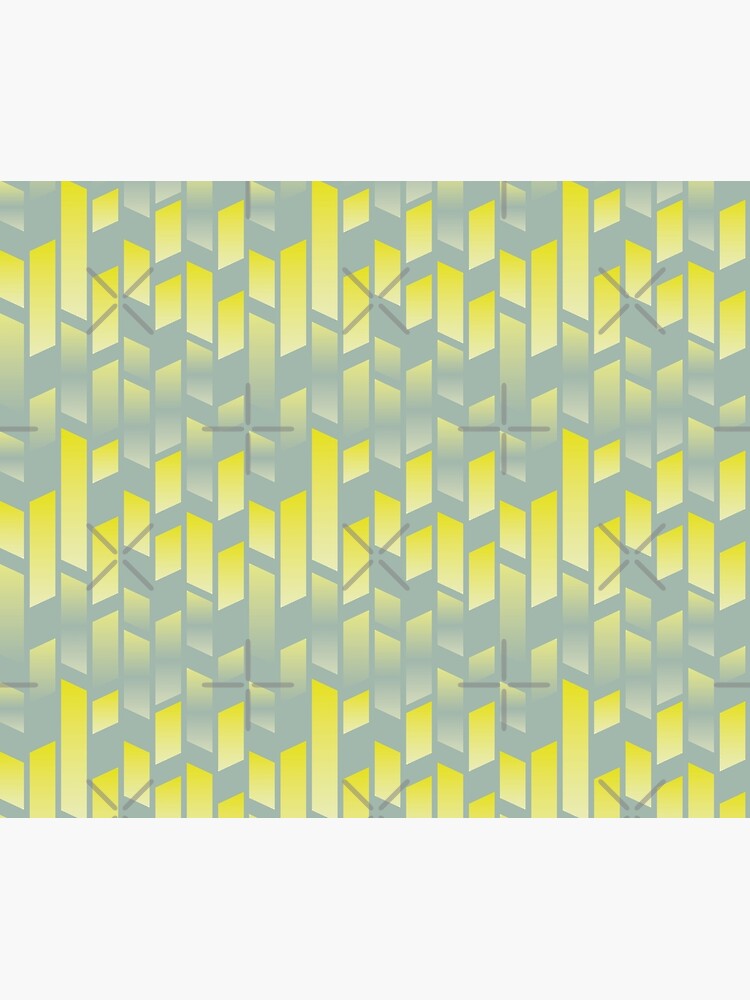 Lemon lime abstract parallel rectangle shapes by nobelbunt