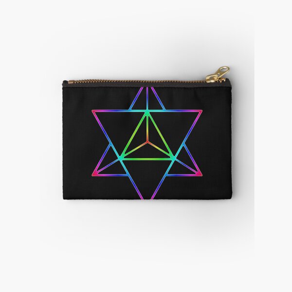 Item preview, Merkaba Star Tetrahedron Rainbow Sacred Geometry  designed and sold by h44k0n.