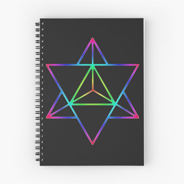 Item preview, Merkaba Star Tetrahedron Rainbow Sacred Geometry  designed and sold by h44k0n.