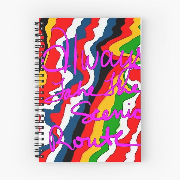Item preview, Always take the scenic route, travel designed and sold by Julia Grammer-Begley.