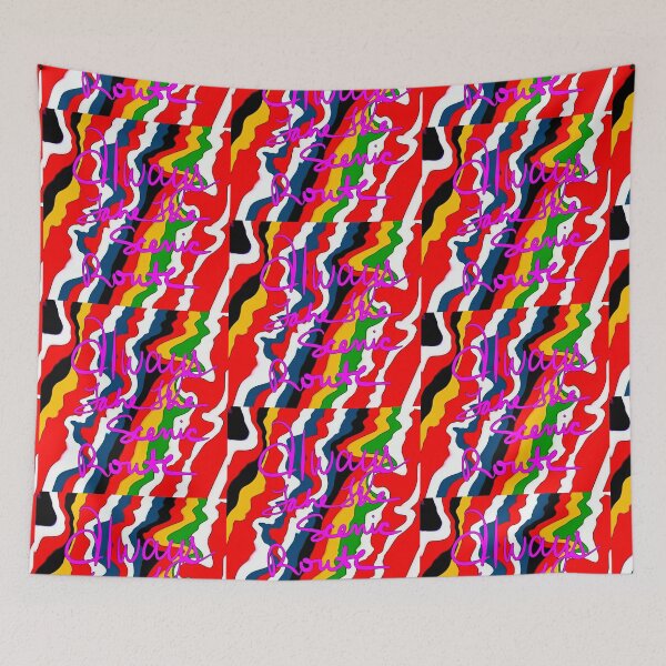 Item preview, Always take the scenic route, travel designed and sold by Julia Grammer-Begley.