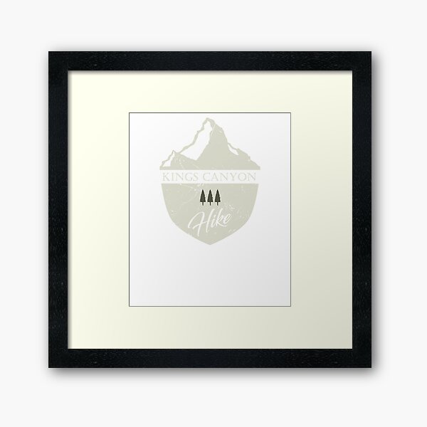 Kings Canyon National Park Red Lakes Loop Mountain Hike Framed Art Print