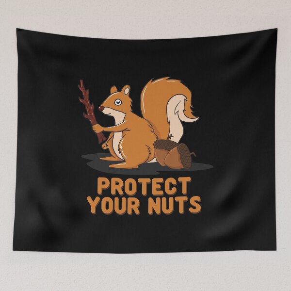 Item preview, Squirrel Protect Your Nuts Funny Design designed and sold by inspiredtrend.