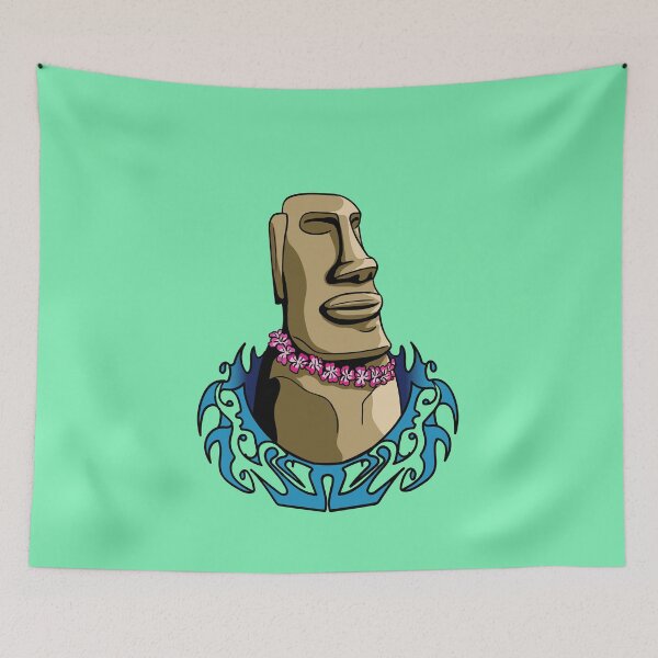 Item preview, Moai of Easter Island designed and sold by panchogon.