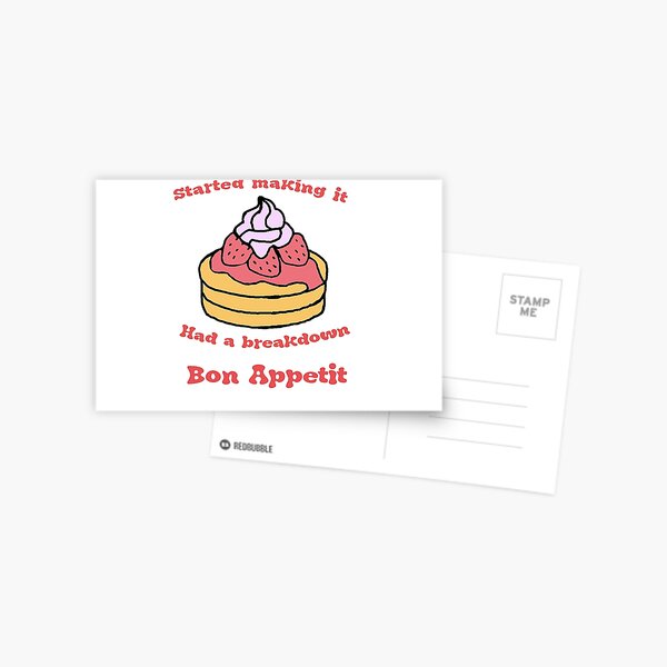 James Acaster Quote Postcard