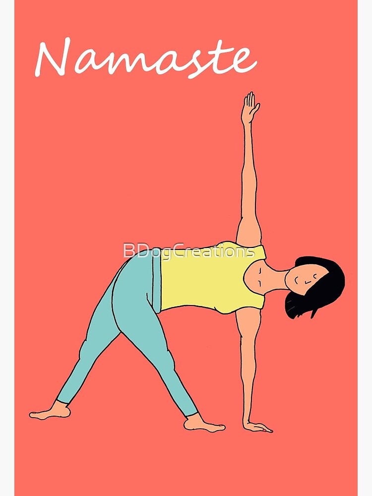 Yoga Classes - Funny Yoga Card Meditation Card - Inner Peace