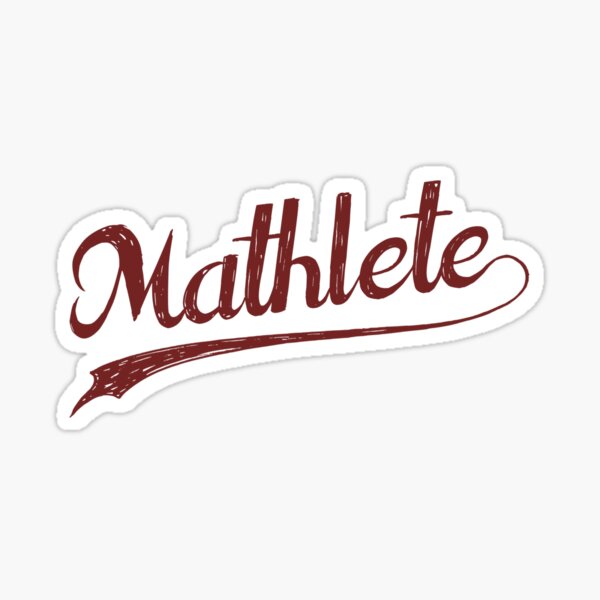 Item preview, All Star Mathlete Math Athlete designed and sold by TheShirtYurt.