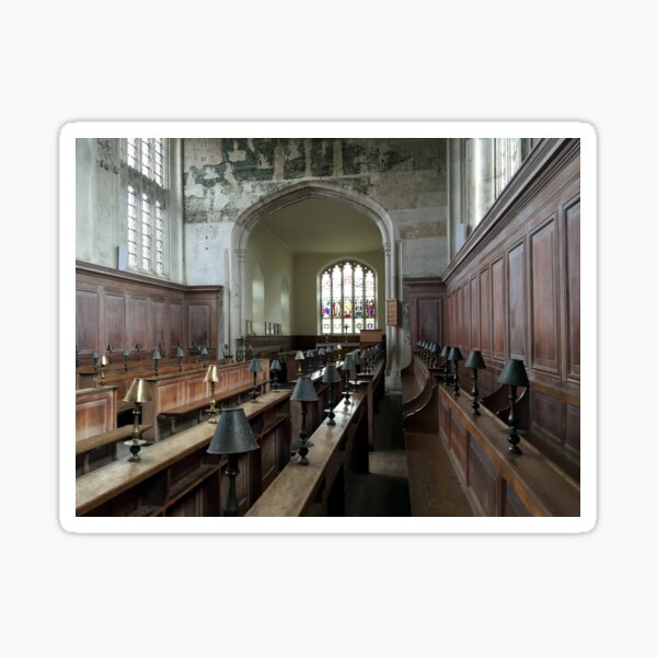 Guild Chapel Interior, Stratford Upon Avon, England. Sticker