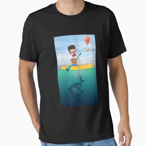 Item preview, Taco Fishing Shark T-Shirt designed and sold by alexngn.