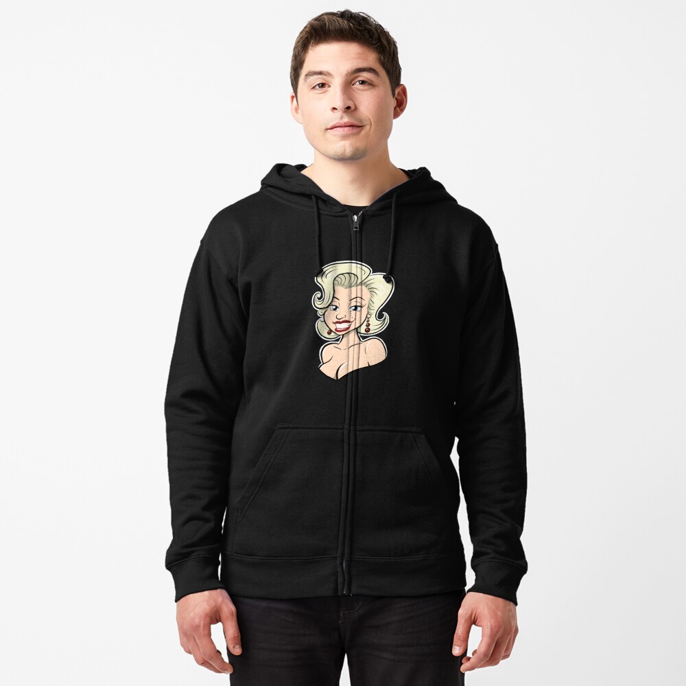 Item preview, Zipped Hoodie designed and sold by Toonabilly.