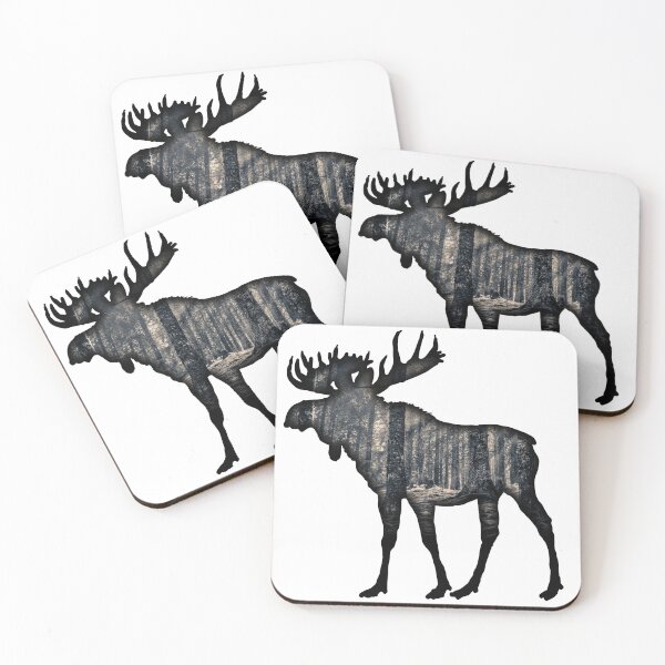 Item preview, Big Moose with Forest Inside designed and sold by BERGULATOR.
