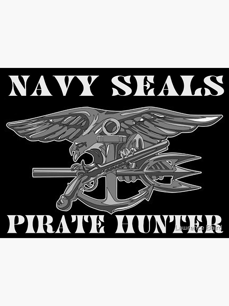 "Navy Seals Pirate Hunter" Sticker by lawrencebaird Redbubble