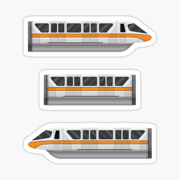 Wall Decal Sticker Monorail Vinyl Decal Custom Decal Custom Sticker