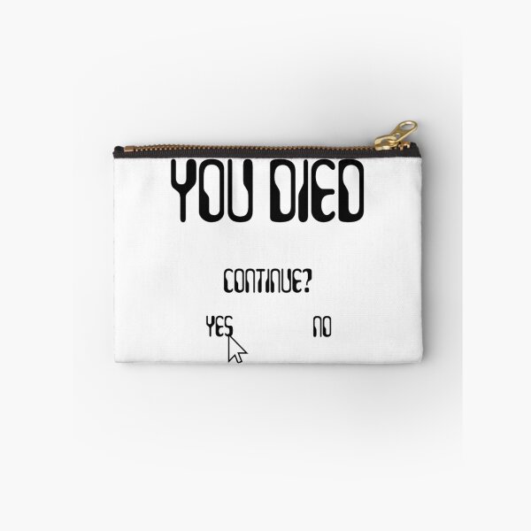 Aperçu de l'œuvre Tu es mort - Continue? créée et vendue par PowerOnShop.