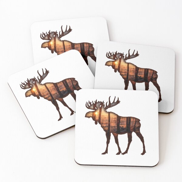 Item preview, Big Moose with Forest Inside designed and sold by BERGULATOR.