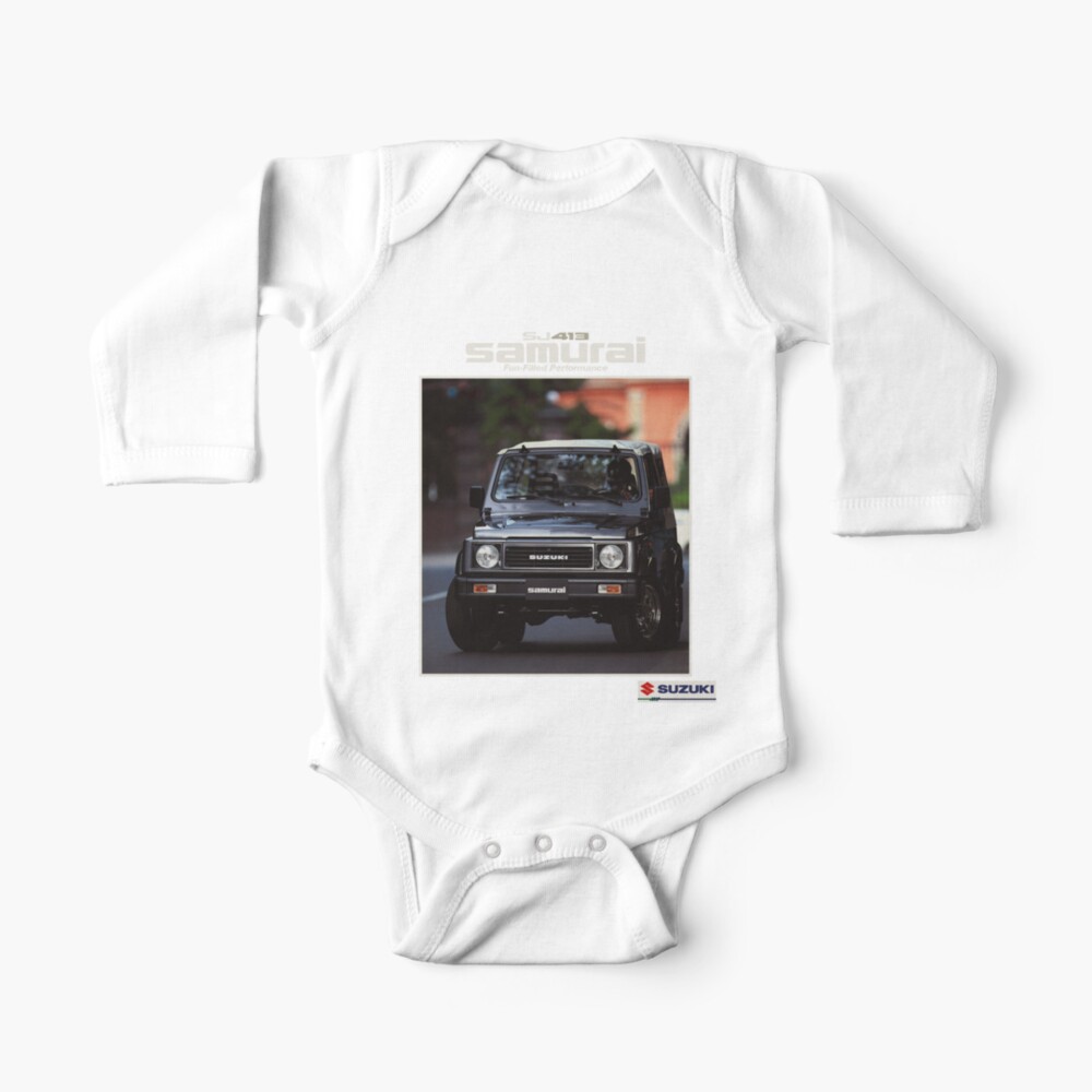 Suzuki Samurai Sj 413 Baby One Piece For Sale By Throwbackmotors Redbubble