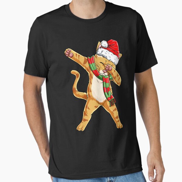Item preview, Dabbing Cat Santa T Shirt Christmas Kids Boys Girls Gifts designed and sold by LiqueGifts.
