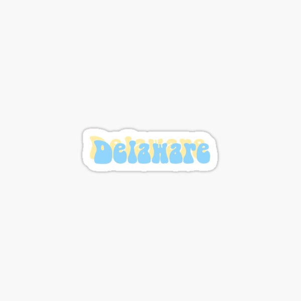 Delaware Sticker Sticker