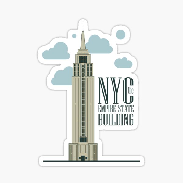 VINTAGE 1970's ** NEW YORK CITY DECAL ~NICE EMPIRE STATE BUILDING ** STICKER 