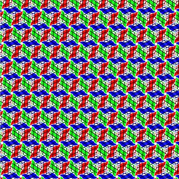 Artwork thumbnail, Collapsing Cubes by weavernap