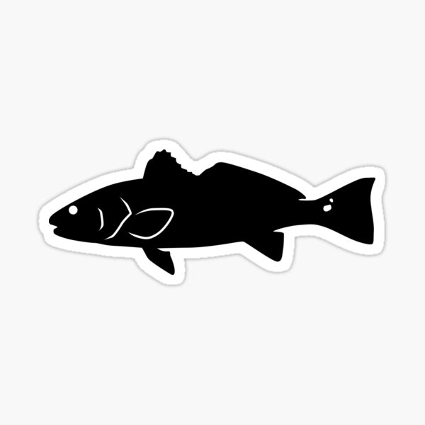 Download Red Drum Fish Stickers Redbubble