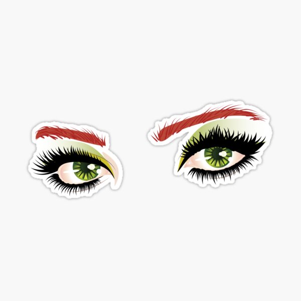 Colorful Male Eyes Sticker for Sale by AnnArtshock