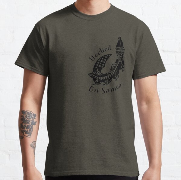 Tribal Fish Hook Shirt - Tribal Fishing - Makau Fish Hook T-Shirt