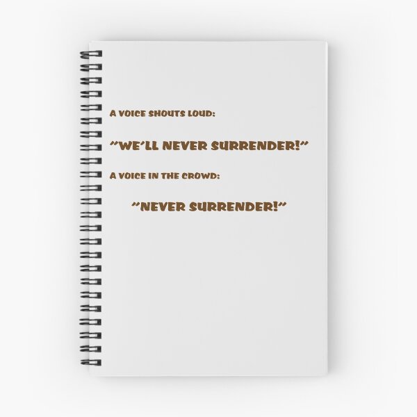 Item preview, Never Surrender designed and sold by andrewalcock.