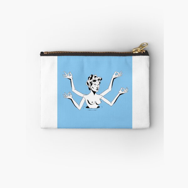 Item preview, Meditation om blue designed and sold by Ilustra Club.