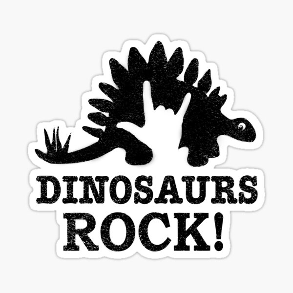 Item preview, Dinosaurs Rock! designed and sold by JurassicArt.