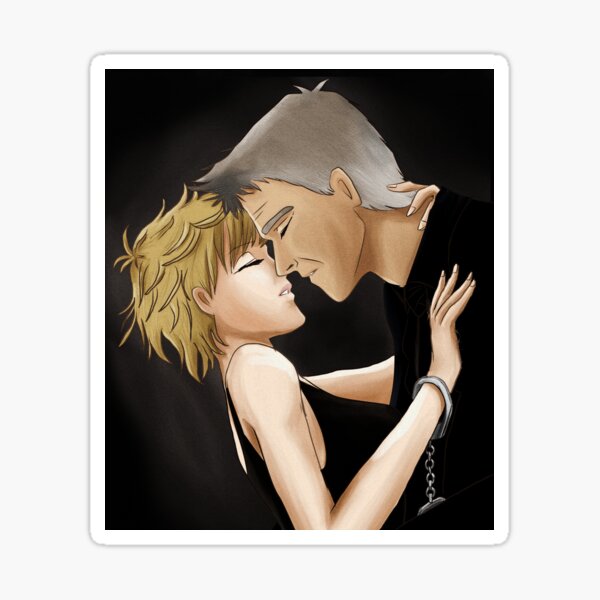 Stargate SG-1 - Sam / Jack - Leder und Spitze Sticker