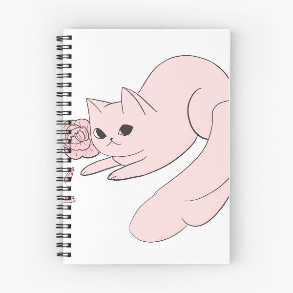Item preview, Rose quartz cat with peony designed and sold by eringracee.