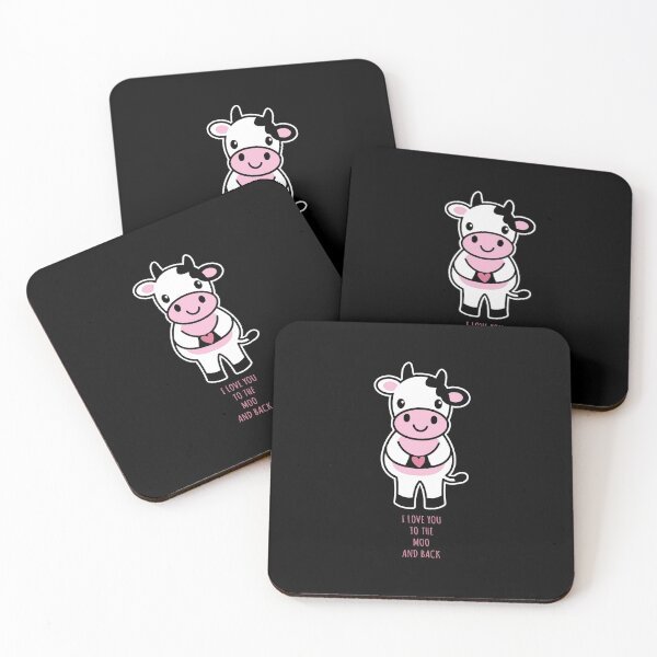 Item preview, I Love You To The Moo And Back - Cute Cow designed and sold by KoolMoDee.