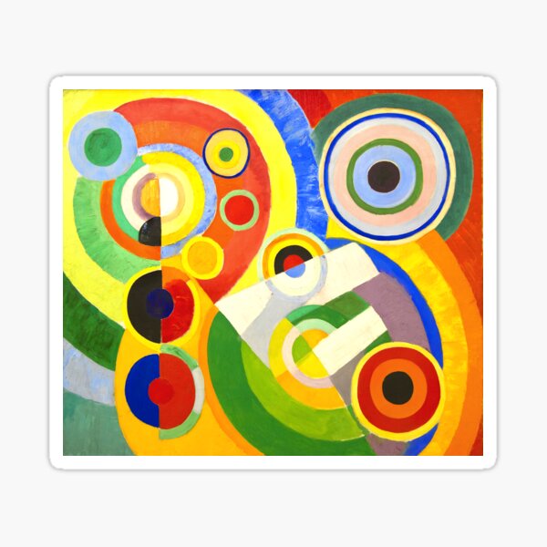 Artikel-Vorschau von Robert Delaunay - Rythme, Joie de vivre -  Rhythmus, Lebensfreude, designt und verkauft von ArtExpression.