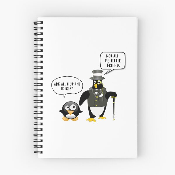 Item preview, Human Idiots Penguin Funny Shirt Gift Idea designed and sold by Mr-Peh.