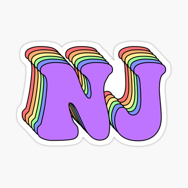 Groovy NJ! Sticker