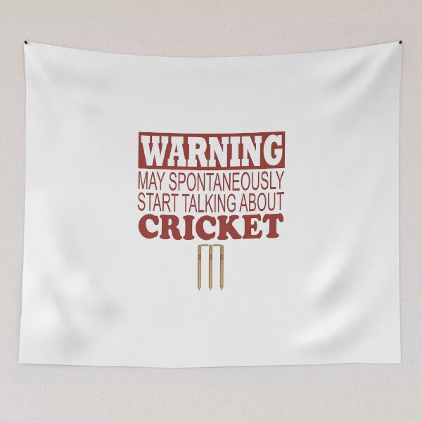 Item preview, Cricket product - Warning May Spontaneously Start Talking About - Sports Themed Gift designed and sold by stuch75.