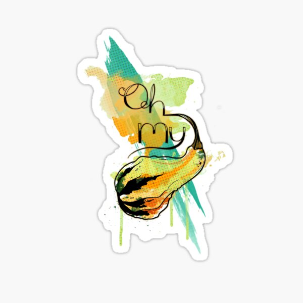 OMG! Oh My Gourd Sticker