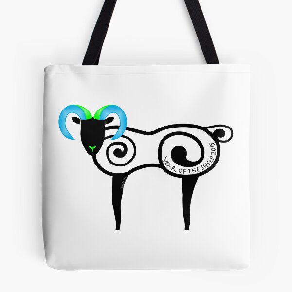 Item preview, Year of the Sheep 2015 - blue designed and sold by ArtwithDog.
