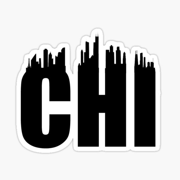 CHI-Skyline Sticker