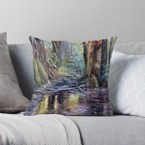 When I am Among the Trees Throw Pillow