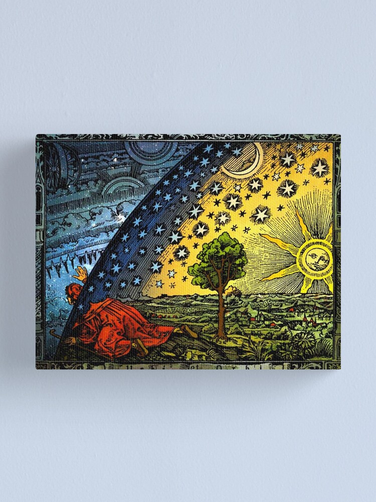Alternate view of Flammarion Engraving Canvas Print