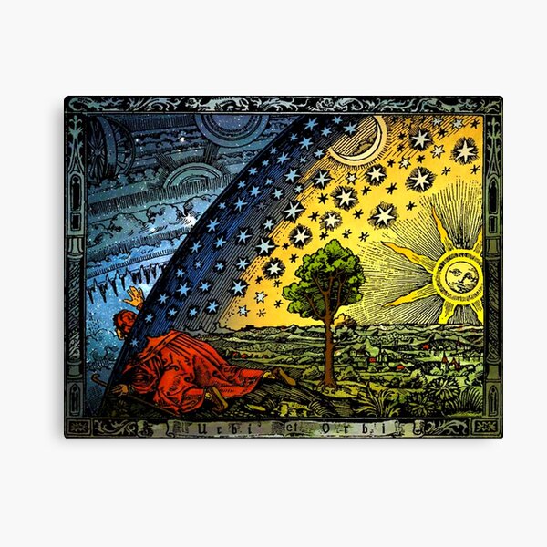 Flammarion Engraving Canvas Print