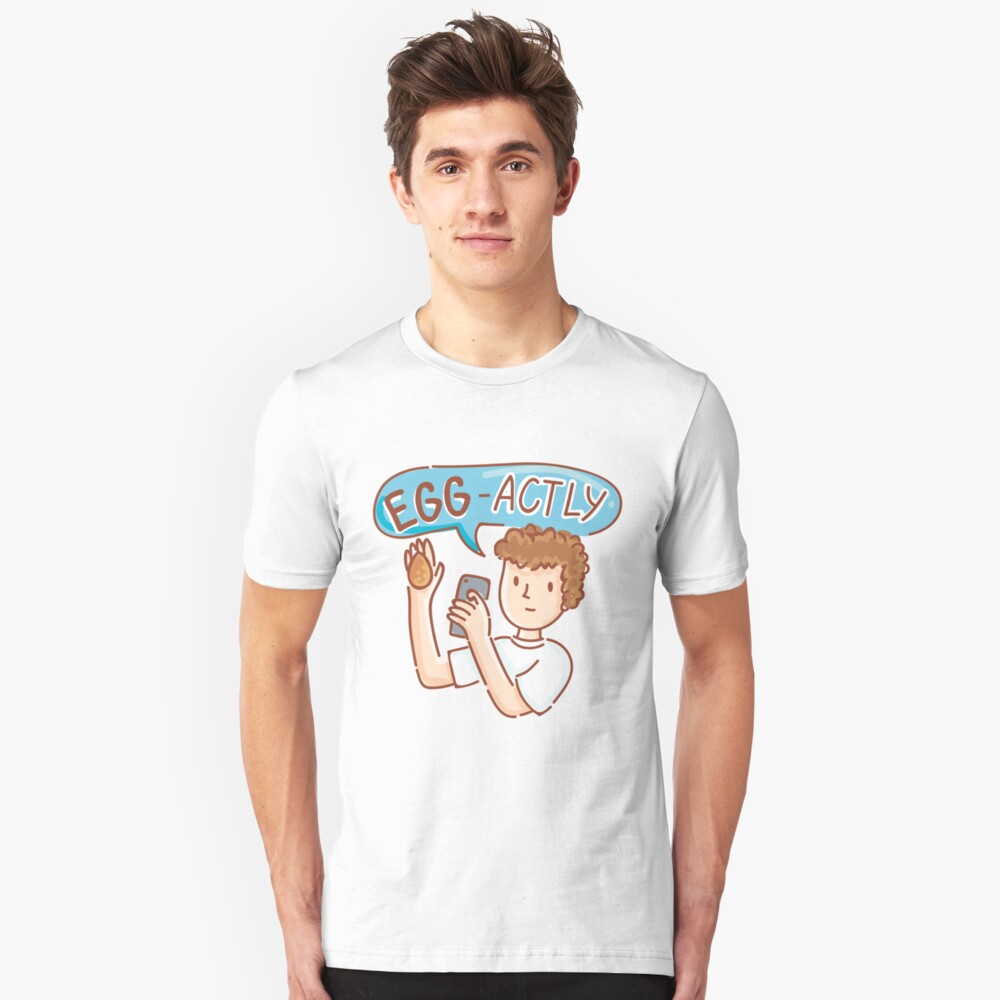 EggBoy's Egg-Actly ! Slim Fit T-Shirt