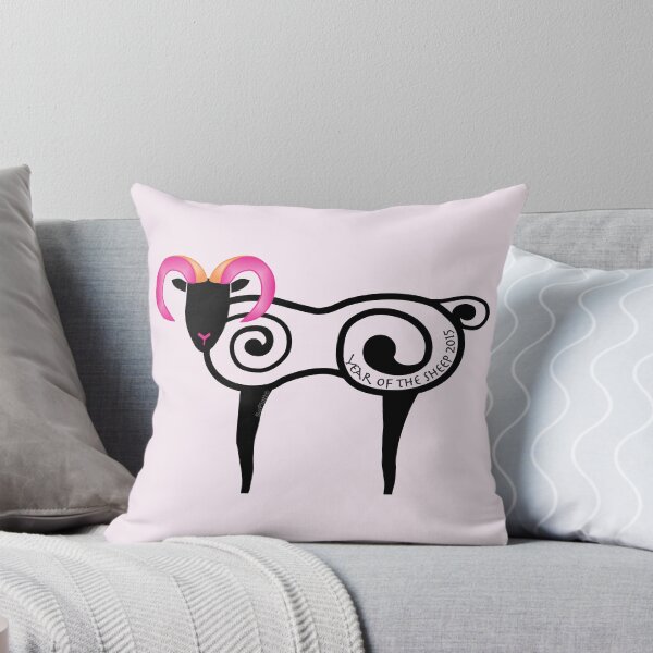 Item preview, Year of the Sheep 2015 - pink designed and sold by ArtwithDog.