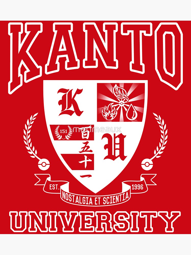 Sticker! Kanto University by merimeaux